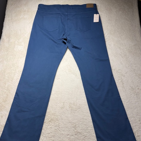 Peter Millar Crown Signature Sateen Classic Fit Pants Mens 42x34 Blue NWT Golf - Picture 10 of 10